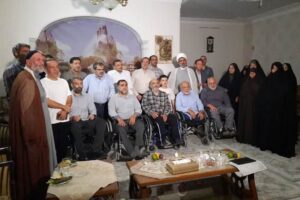 دیدار مدیرکل بنیاد شهید قم با جانباز ۷۰ درصد دوران دفاع مقدس