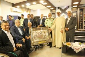 دیدار مدیرکل بنیاد شهید قم با فرمانده انتظامی استان؛ تأکید بر پاسداشت جایگاه شهدای امنیت