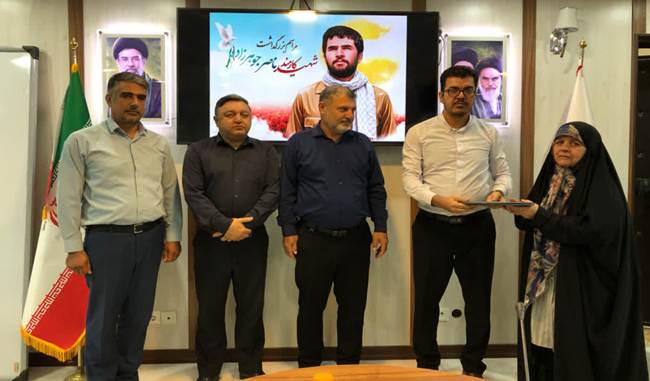 برگزاری آیین یادبود کارمند شهید «ناصر جوهرزاده» در بنیاد شهید استان بوشهر